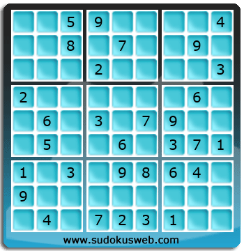 Sudoku von mittelmässiger höhe