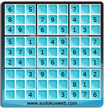 Sudoku de Nivel Muy Fácil