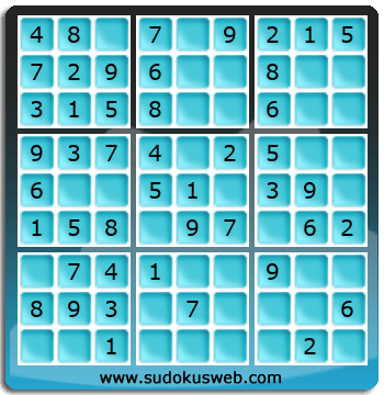 Sudoku von sehr einfacher höhe