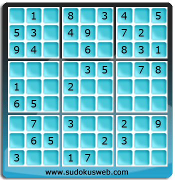 Sudoku von einfacher höhe