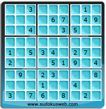 Sudoku von mittelmässiger höhe