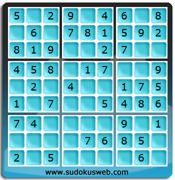 Sudoku de Nivell Molt Fàcil