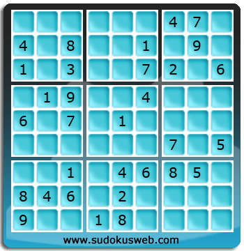 Sudoku von mittelmässiger höhe