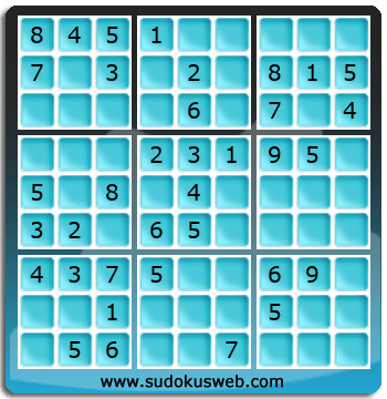 Sudoku von einfacher höhe