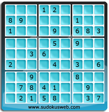 Sudoku von mittelmässiger höhe