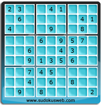 Sudoku von mittelmässiger höhe