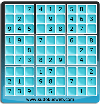 Sudoku de Niveau Très Facile