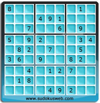 Sudoku von mittelmässiger höhe