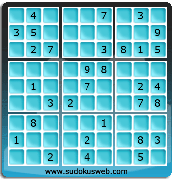 Sudoku von mittelmässiger höhe