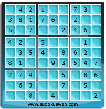 Sudoku de Nivel Muy Fácil