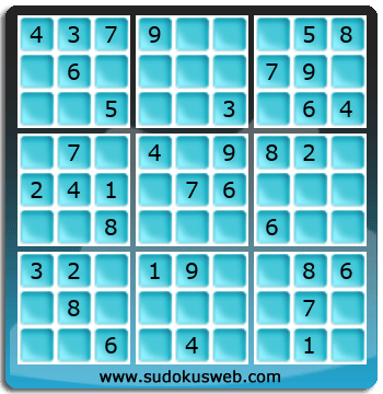 Nivel Facil de Sudoku