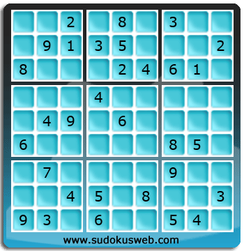 Sudoku von mittelmässiger höhe