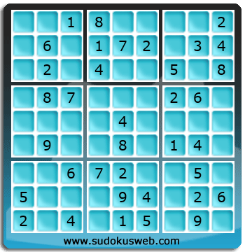 Sudoku von einfacher höhe