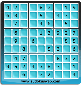 Sudoku de Niveau Très Facile