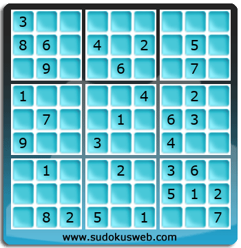 Sudoku von mittelmässiger höhe