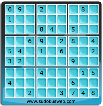 Sudoku von mittelmässiger höhe