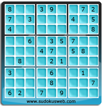 Sudoku von mittelmässiger höhe