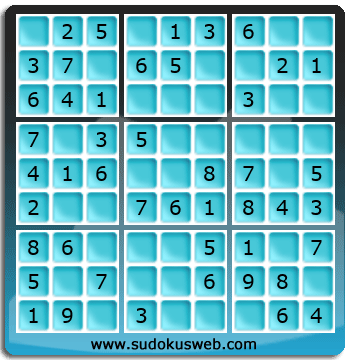 Sudoku de Nivel Muy Fácil