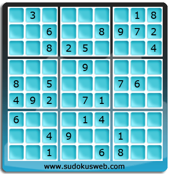 Sudoku von mittelmässiger höhe