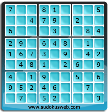 Sudoku de Nivell Molt Fàcil Sudoku de Nivell Molt Fàcil