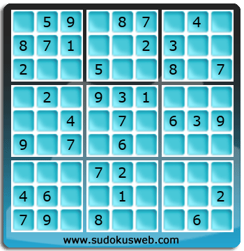 Sudoku von einfacher höhe