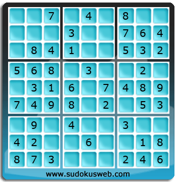 Sudoku von sehr einfacher höhe