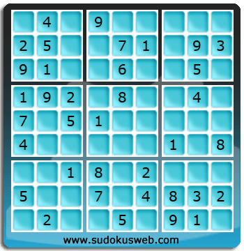 Sudoku von einfacher höhe