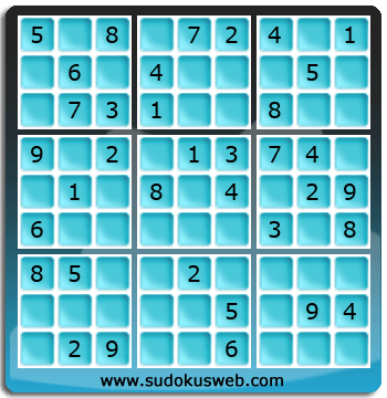 Nivel Facil de Sudoku