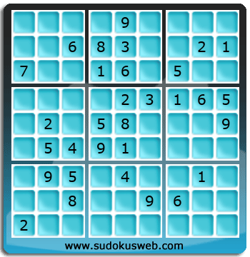 Sudoku von mittelmässiger höhe