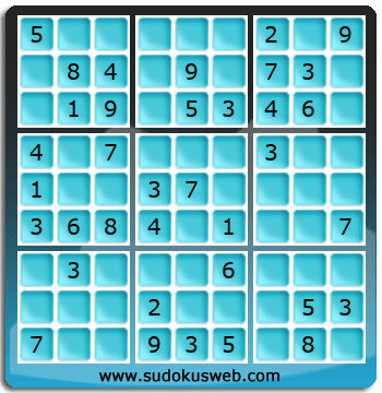 Sudoku von einfacher höhe