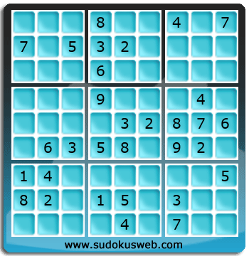 Sudoku von mittelmässiger höhe