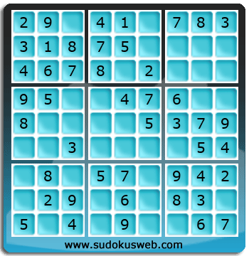 Sudoku de Nivel Muy Fácil