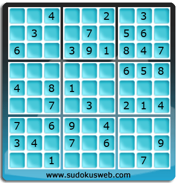 Sudoku von einfacher höhe