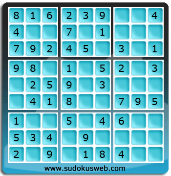 Sudoku von sehr einfacher höhe