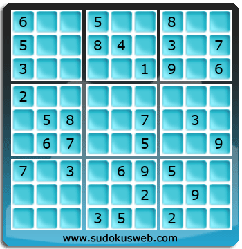 Sudoku von mittelmässiger höhe