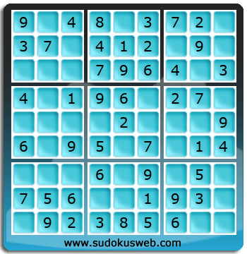 Sudoku de Niveau Très Facile