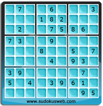 Sudoku von mittelmässiger höhe