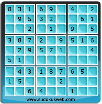 Sudoku de Niveau Très Facile