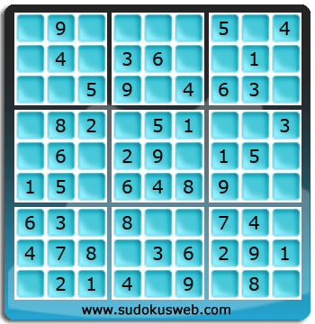 Nivel Muito Facil de Sudoku