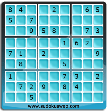 Sudoku von mittelmässiger höhe