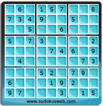 Sudoku von einfacher höhe