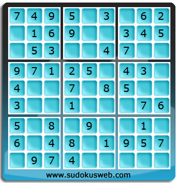 Sudoku de Nivel Muy Fácil