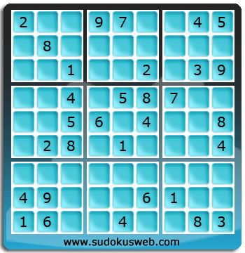 Sudoku von mittelmässiger höhe