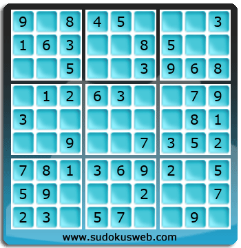 Sudoku de Nivel Muy Fácil Sudoku de Nivel Muy Fácil