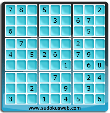 Sudoku von mittelmässiger höhe