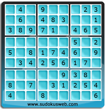 Sudoku von sehr einfacher höhe