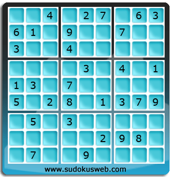 Sudoku von mittelmässiger höhe