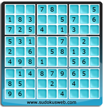 Sudoku de Nivel Muy Fácil