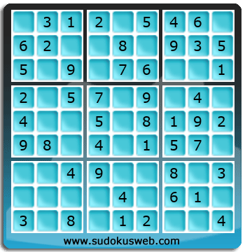 Sudoku de Nivel Muy Fácil