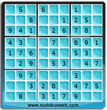 Sudoku de Niveau Très Facile